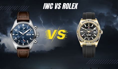 rolex vs iwc watch.